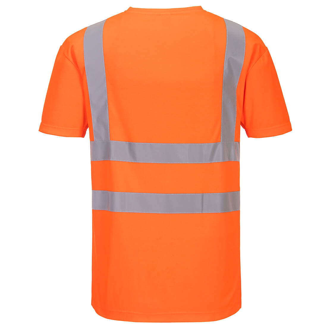 T-shirt met mesh en V-hals