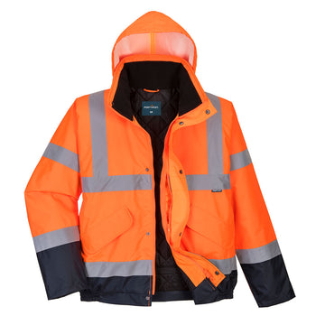Hi-Vis tweekleuren bomberjack
