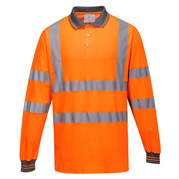 Comfort Polo lange mouw