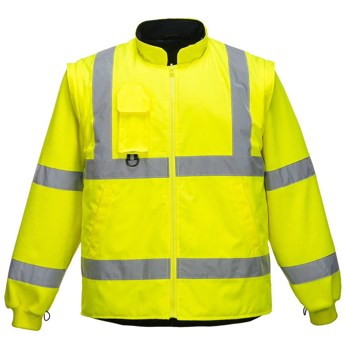 Ademend Hi-Vis 7-in-1 Verkeersjack