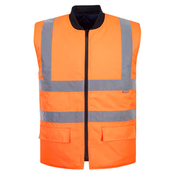 Hi-Vis Omkeerbare Bodywarmer