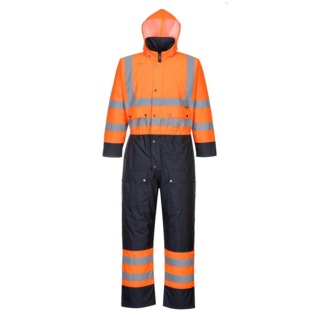 Hi-Vis Tweekleuren Overall - Gevoerd (regular)