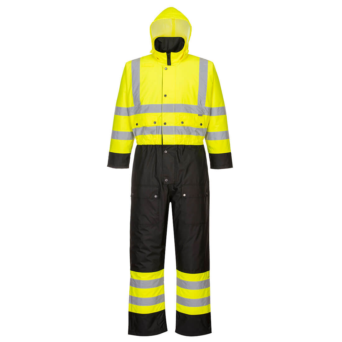 Hi-Vis Tweekleuren Overall - Gevoerd (regular)
