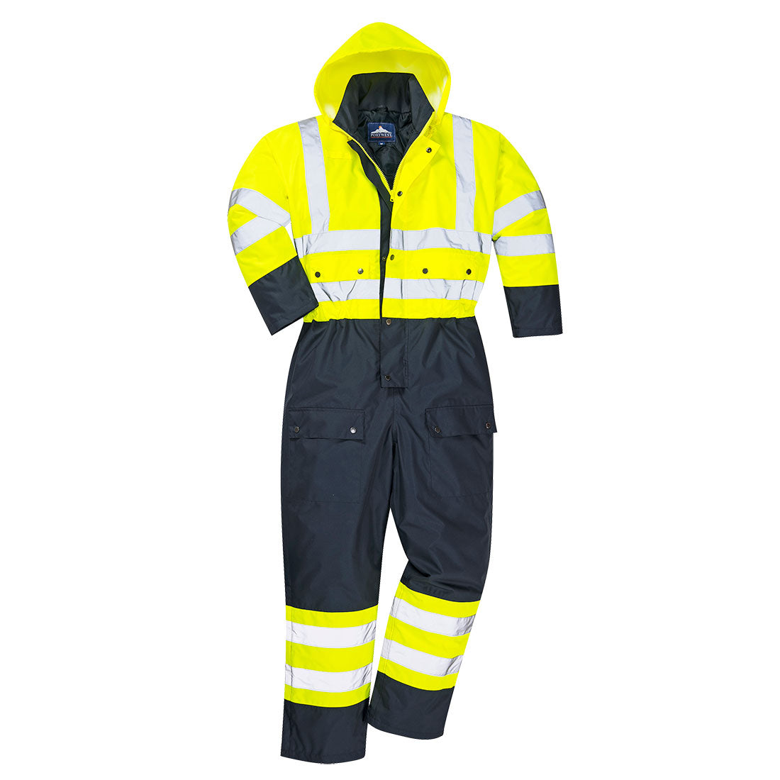 Hi-Vis Tweekleuren Overall - Gevoerd (regular)