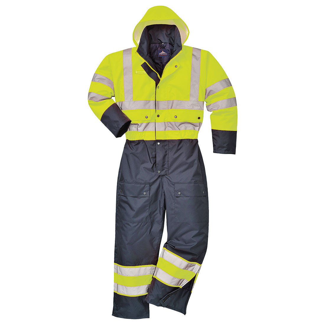 Hi-Vis Tweekleuren Overall - Gevoerd (regular)