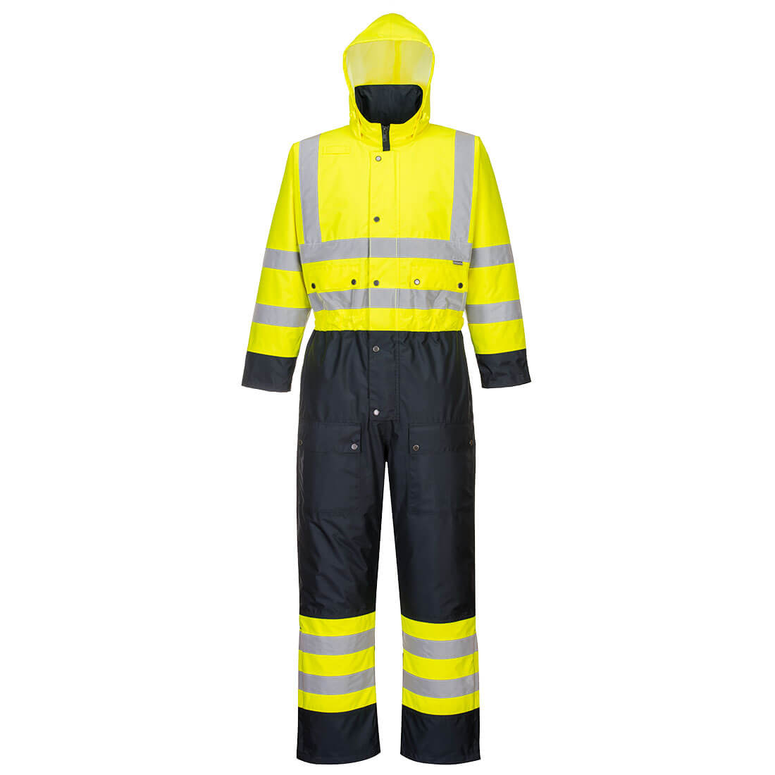 Hi-Vis Tweekleuren Overall - Gevoerd (regular)