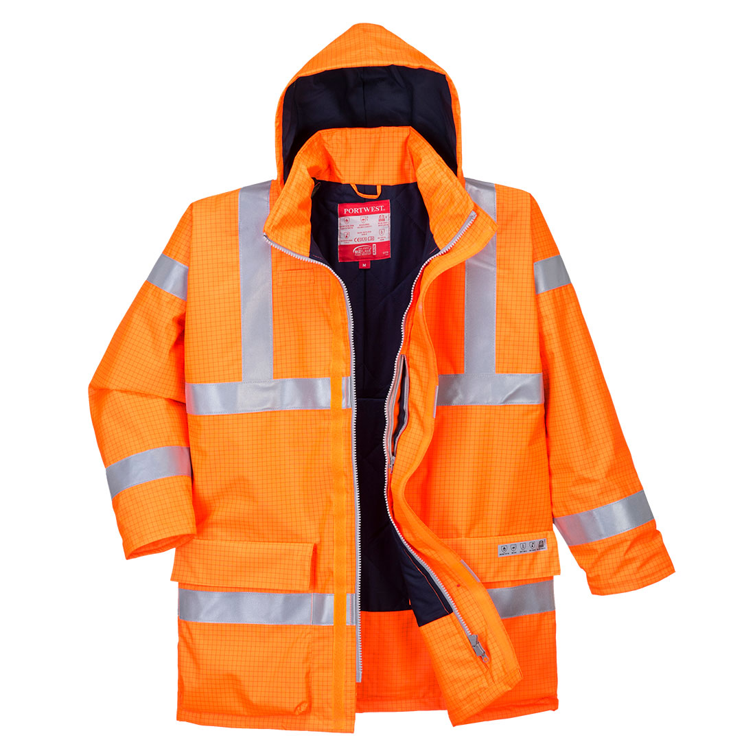 Bizflame Regen Hi-Vis Ademende en Antistatisch FR Jack