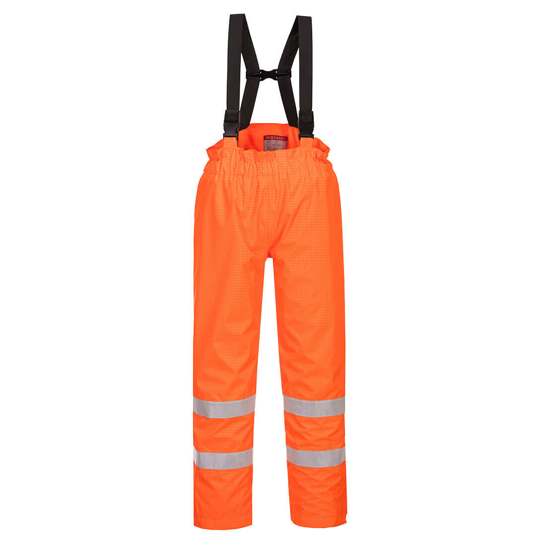 Bizflame Gevoerde Regenbroek Hi-Vis Antistatisch FR