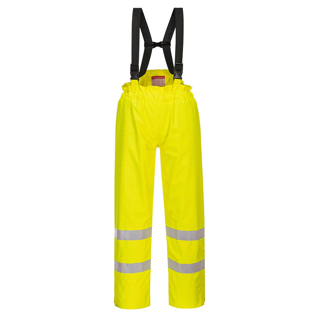 Bizflame Gevoerde Regenbroek Hi-Vis Antistatisch FR