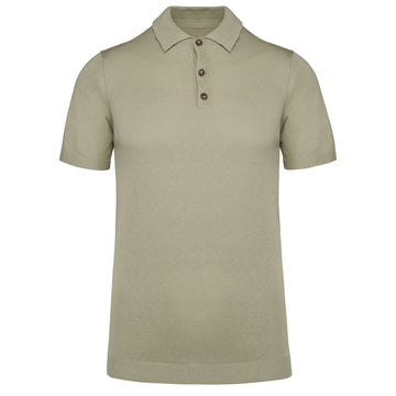Ecologische tricot herenpolo