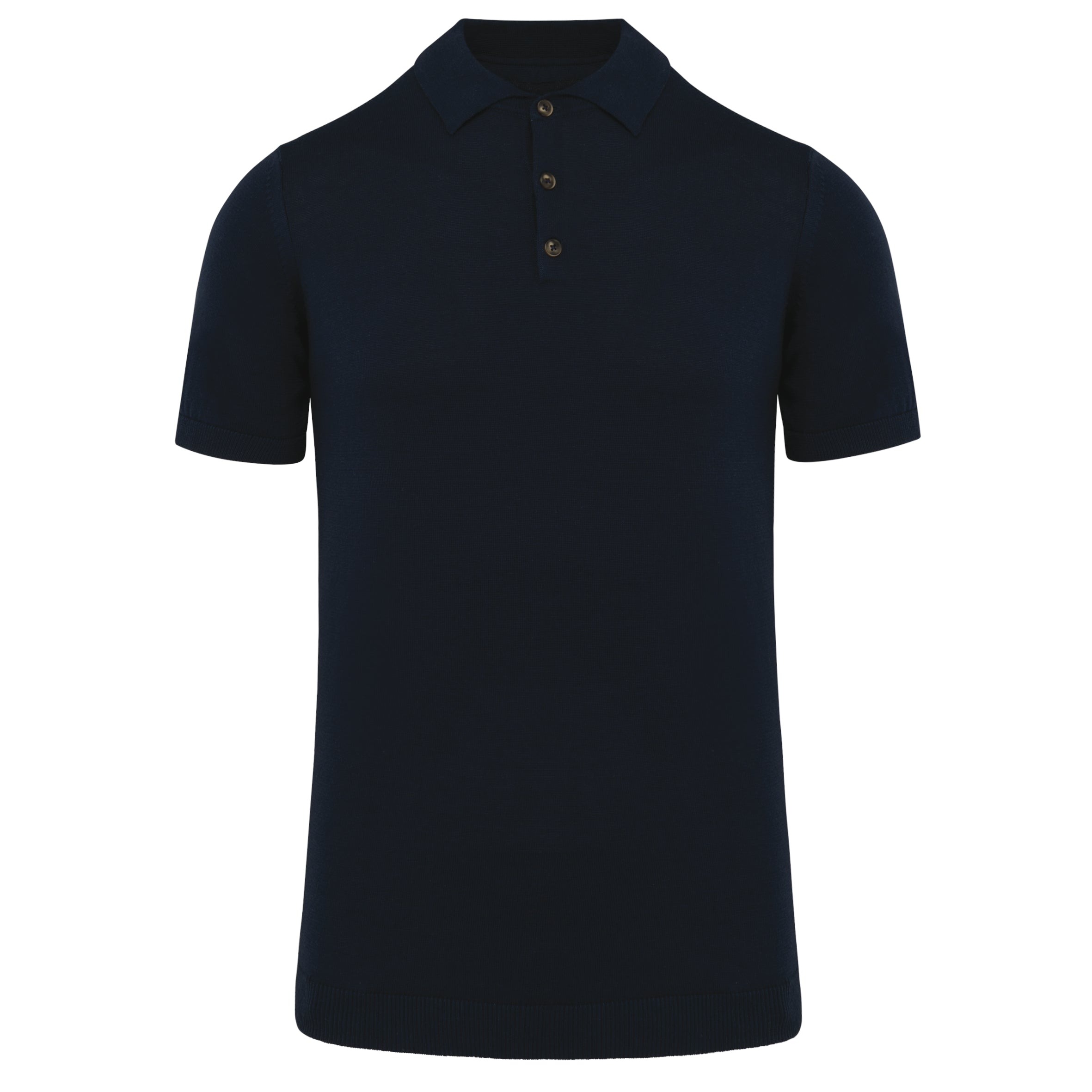 Ecologische tricot herenpolo
