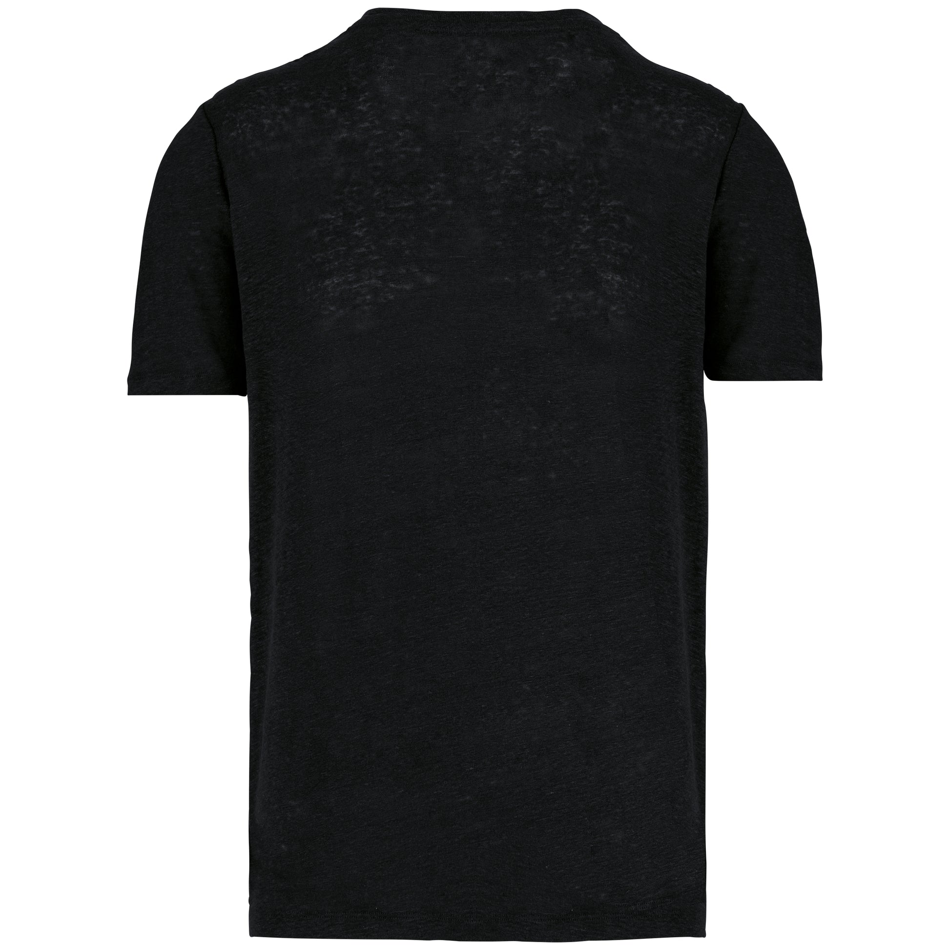 Linnen heren-t-shirt ronde hals kraag
