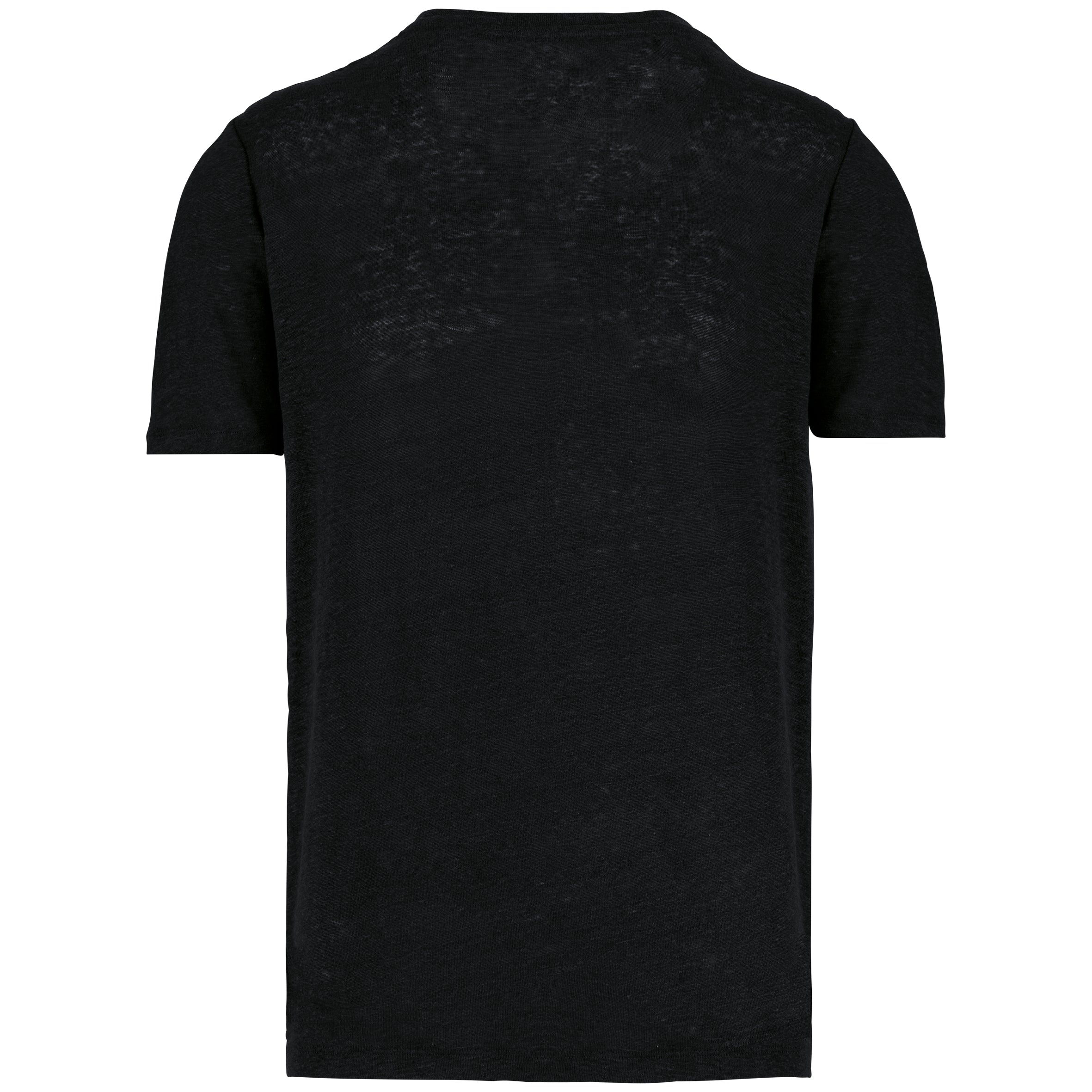 Linnen heren-t-shirt ronde hals kraag
