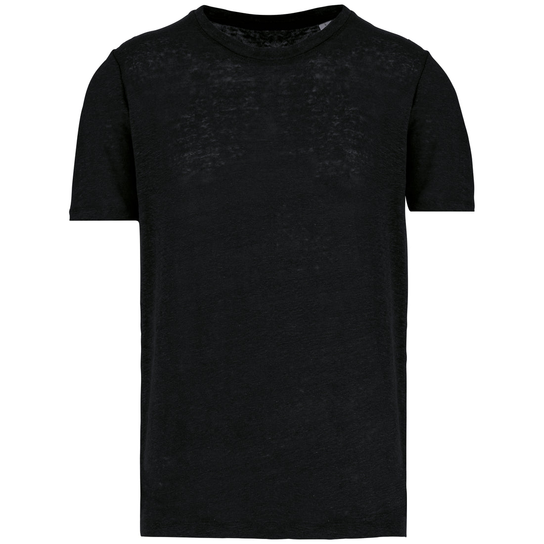 Linnen heren-t-shirt ronde hals kraag