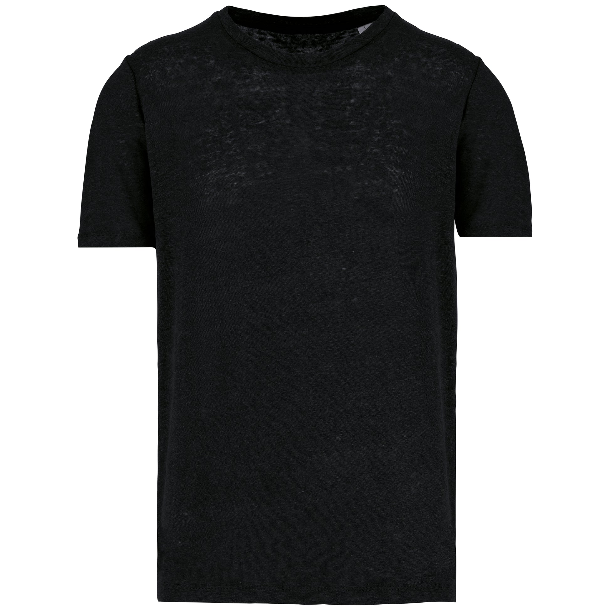 Linnen heren-t-shirt ronde hals kraag