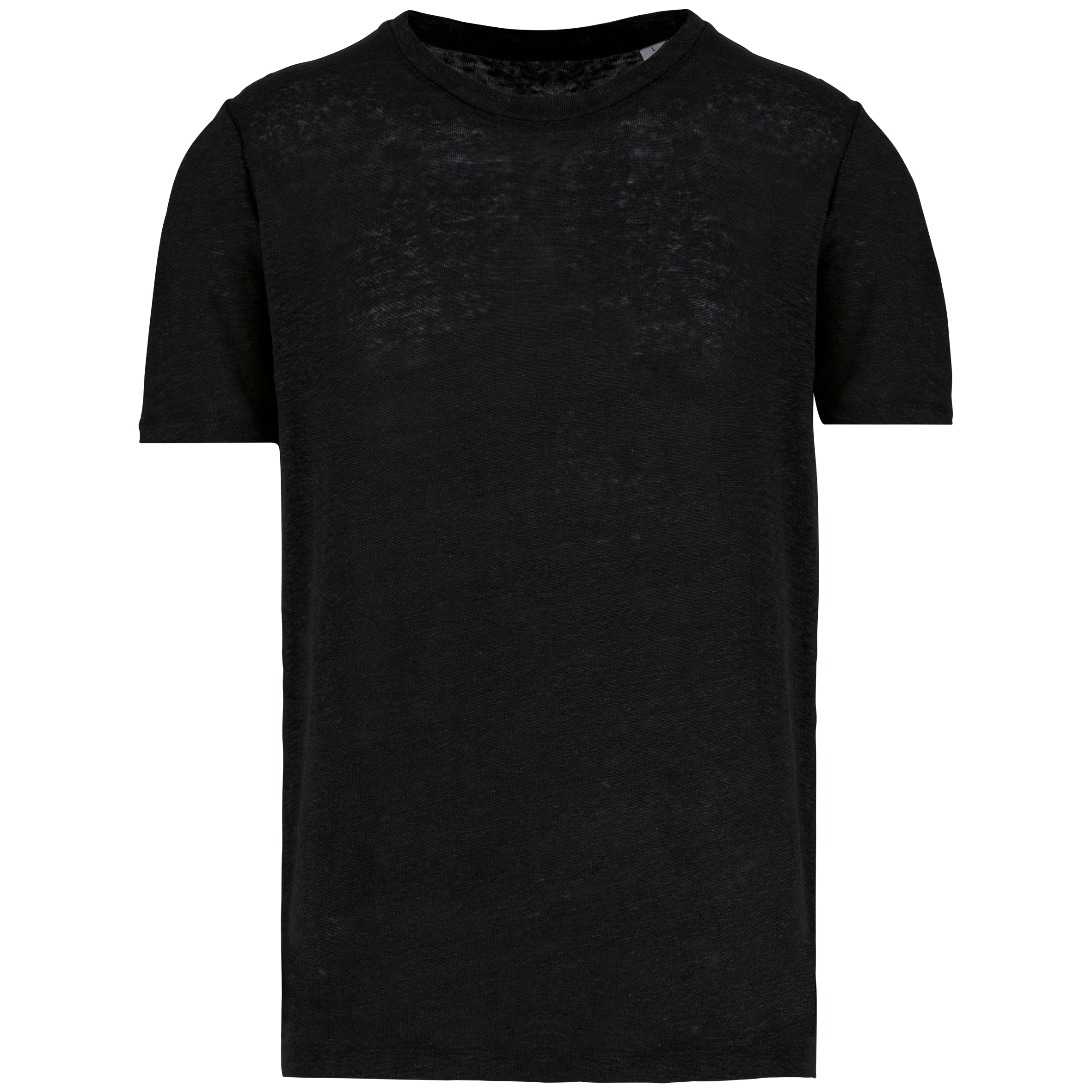 Linnen heren-t-shirt ronde hals kraag