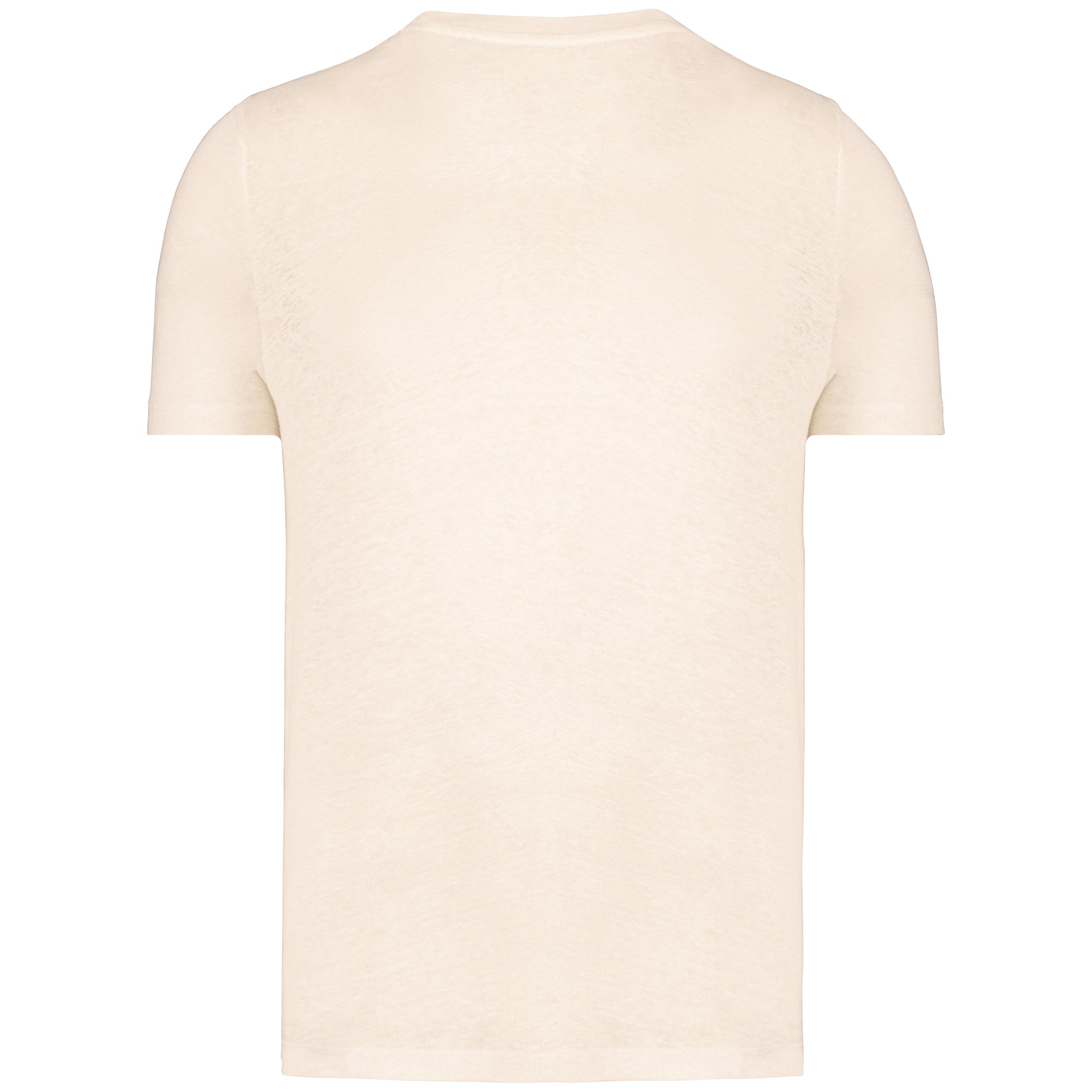 Linnen heren-t-shirt ronde hals kraag