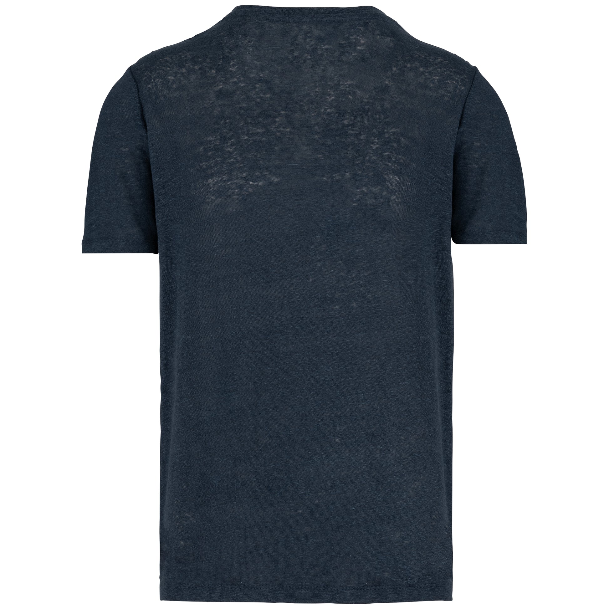 Linnen heren-t-shirt ronde hals kraag