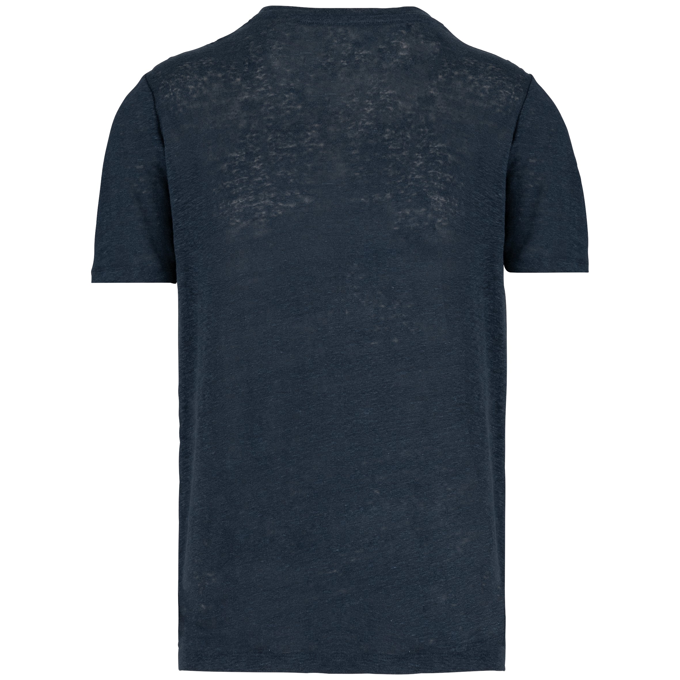 Linnen heren-t-shirt ronde hals kraag