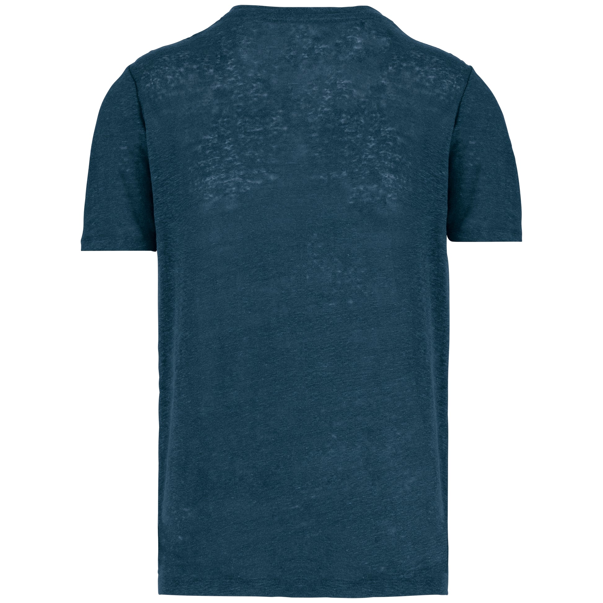 Linnen heren-t-shirt ronde hals kraag