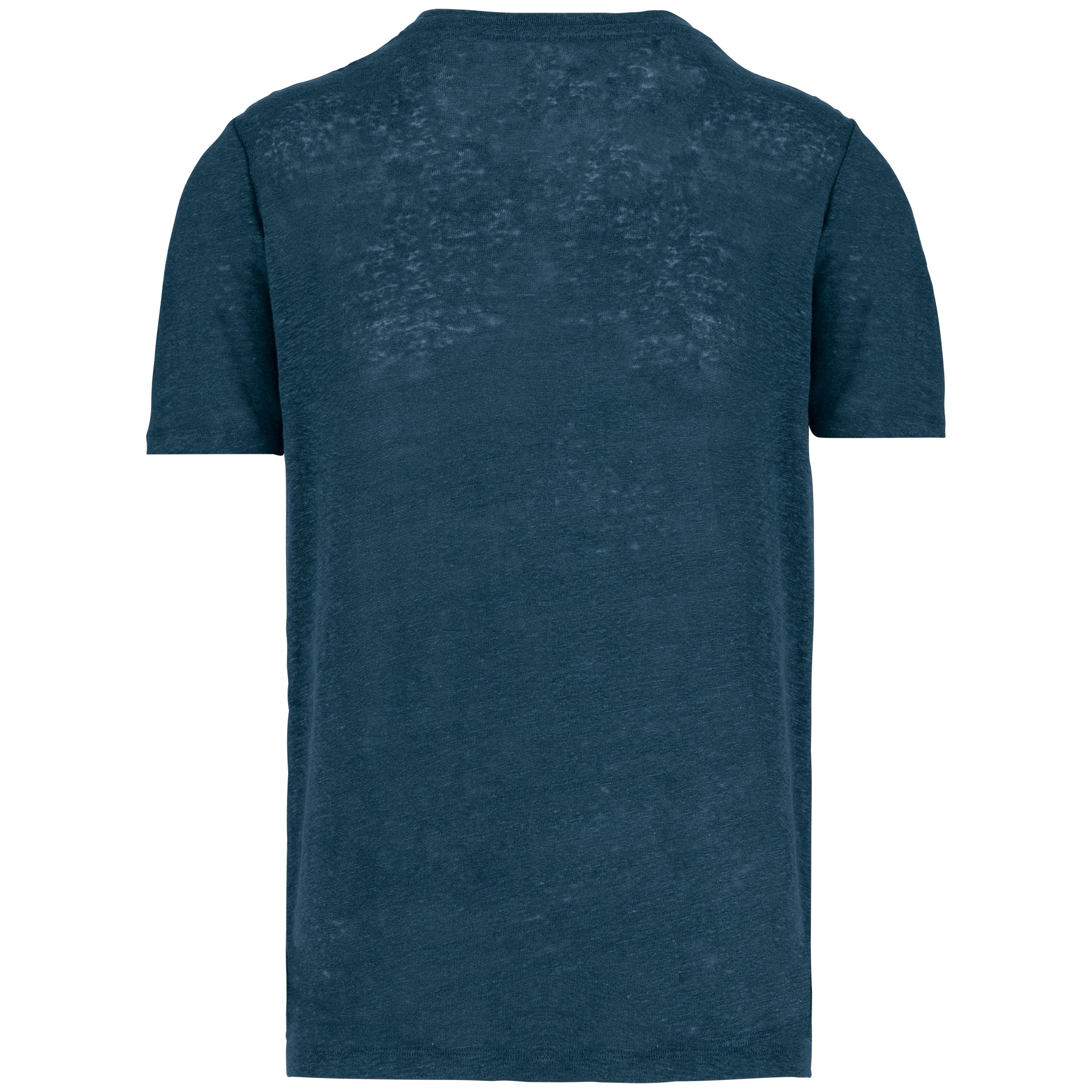 Linnen heren-t-shirt ronde hals kraag