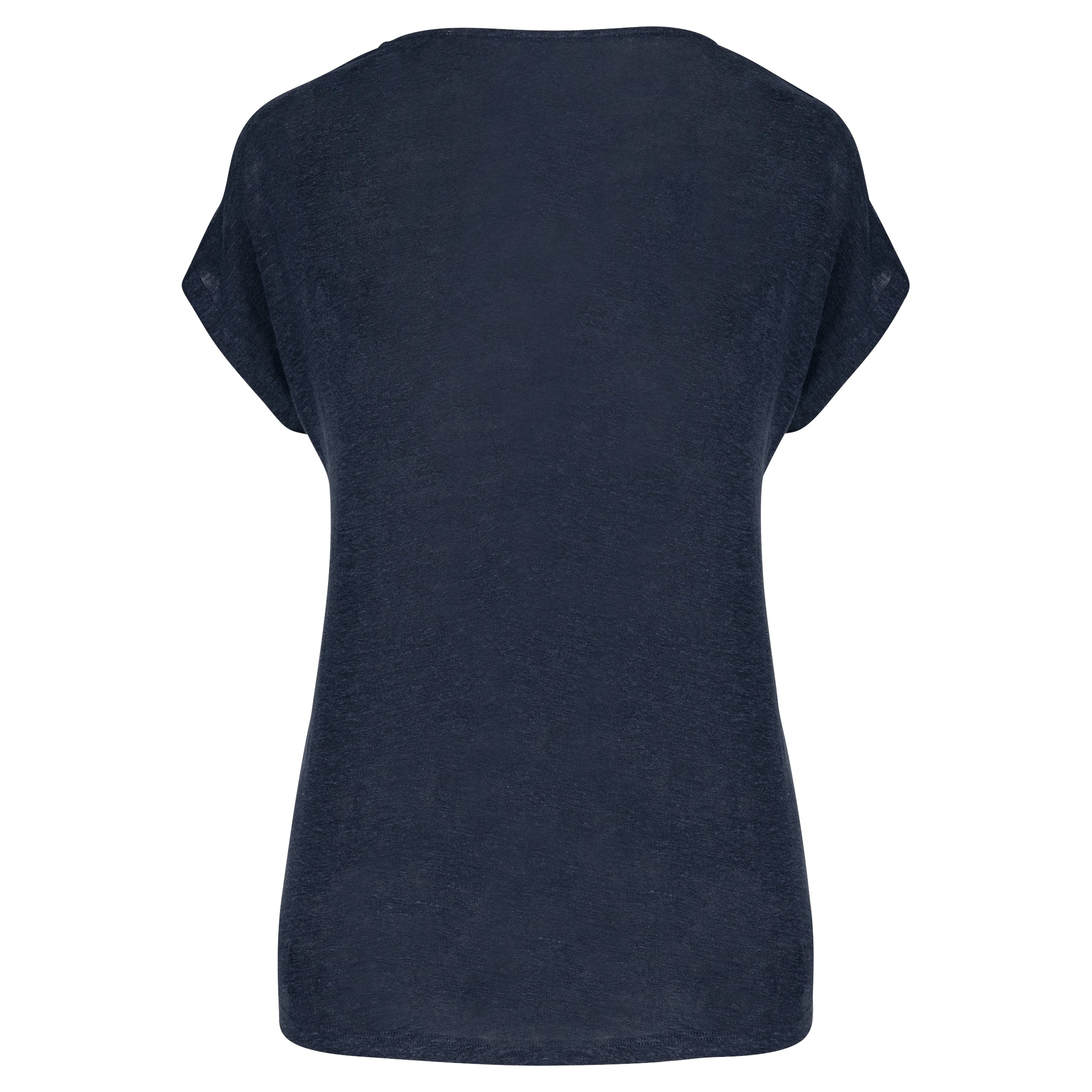 Linnen dames-t-shirt V-hals