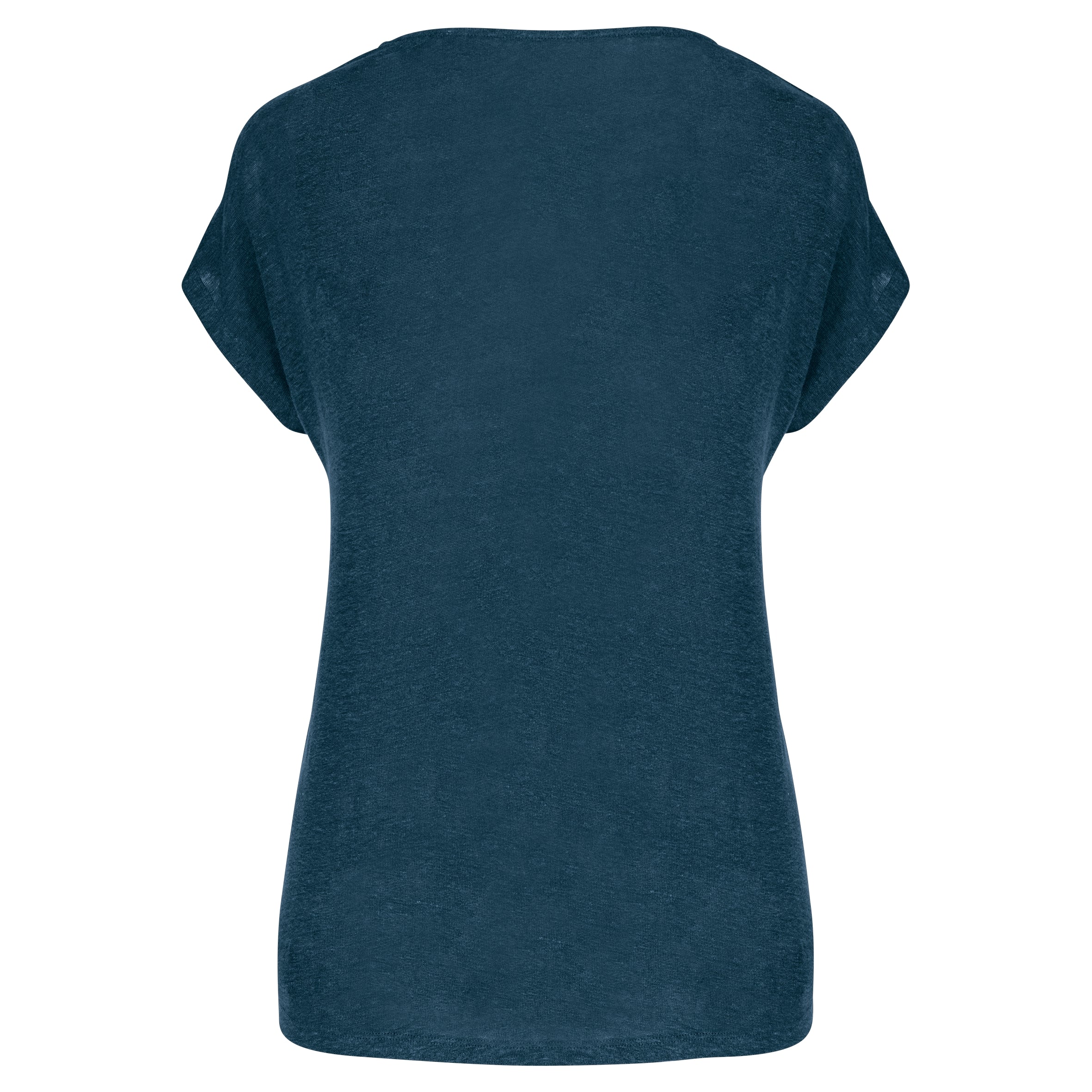 Linnen dames-t-shirt V-hals