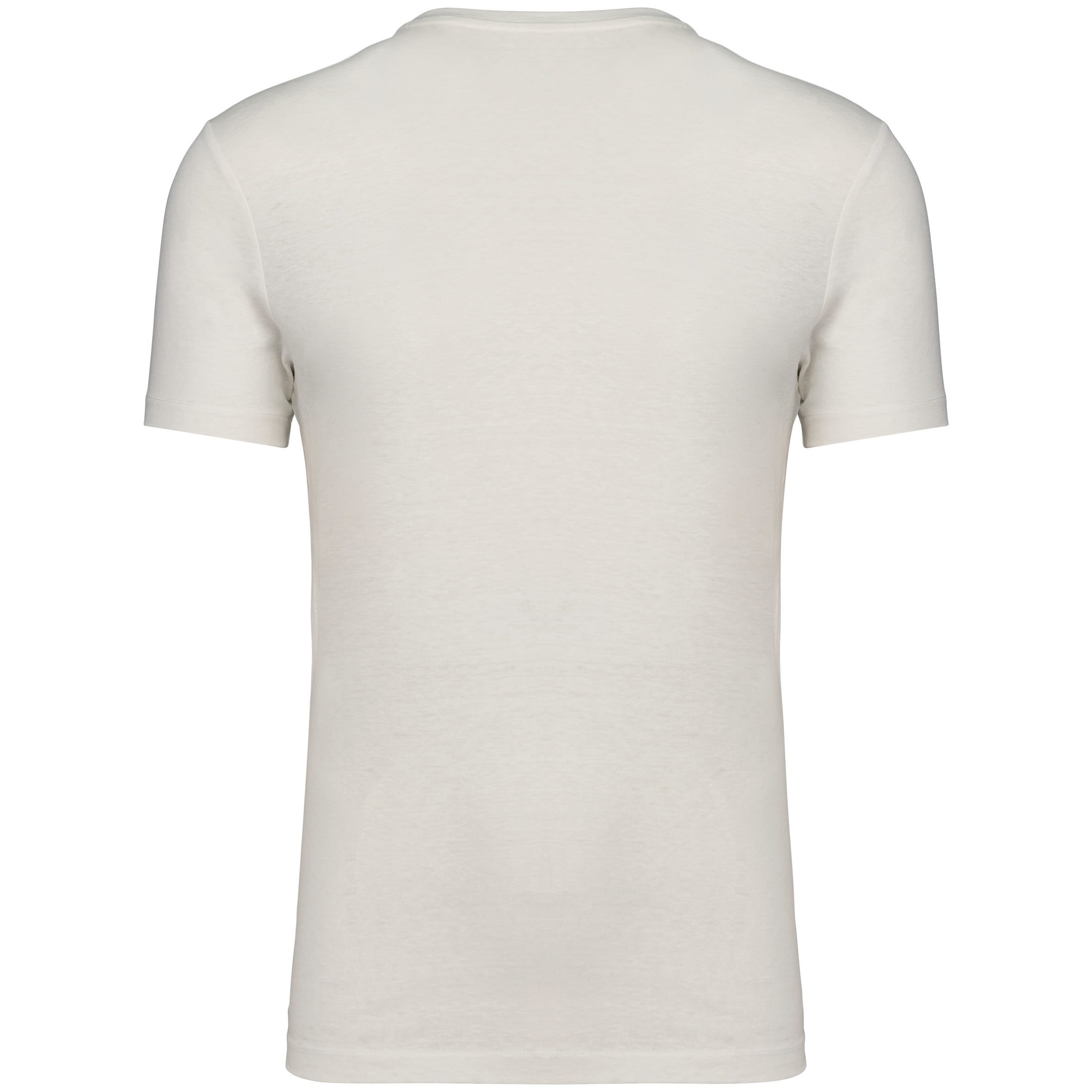 Ecologisch uniseks T-shirt in biokatoen en linnen