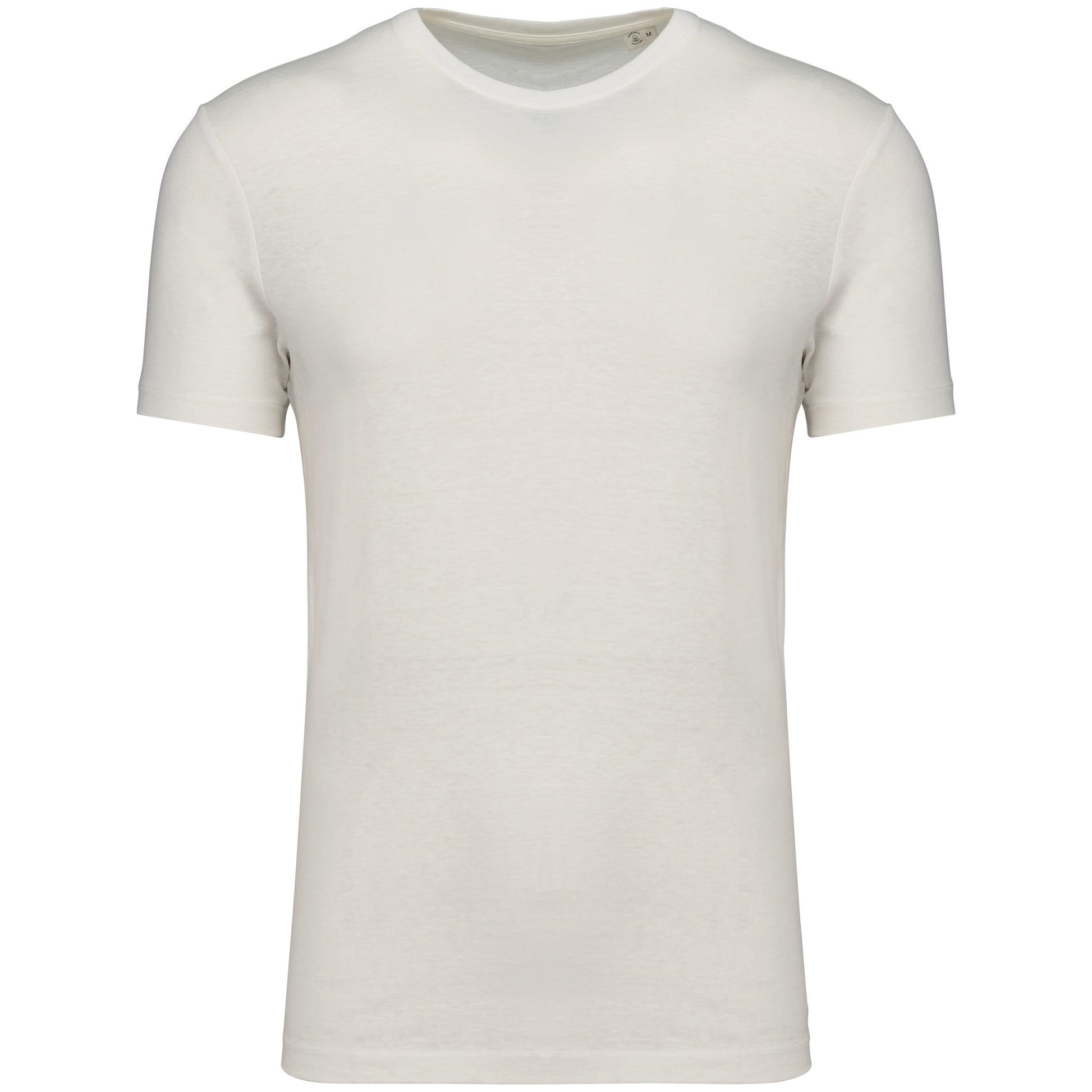 Ecologisch uniseks T-shirt in biokatoen en linnen