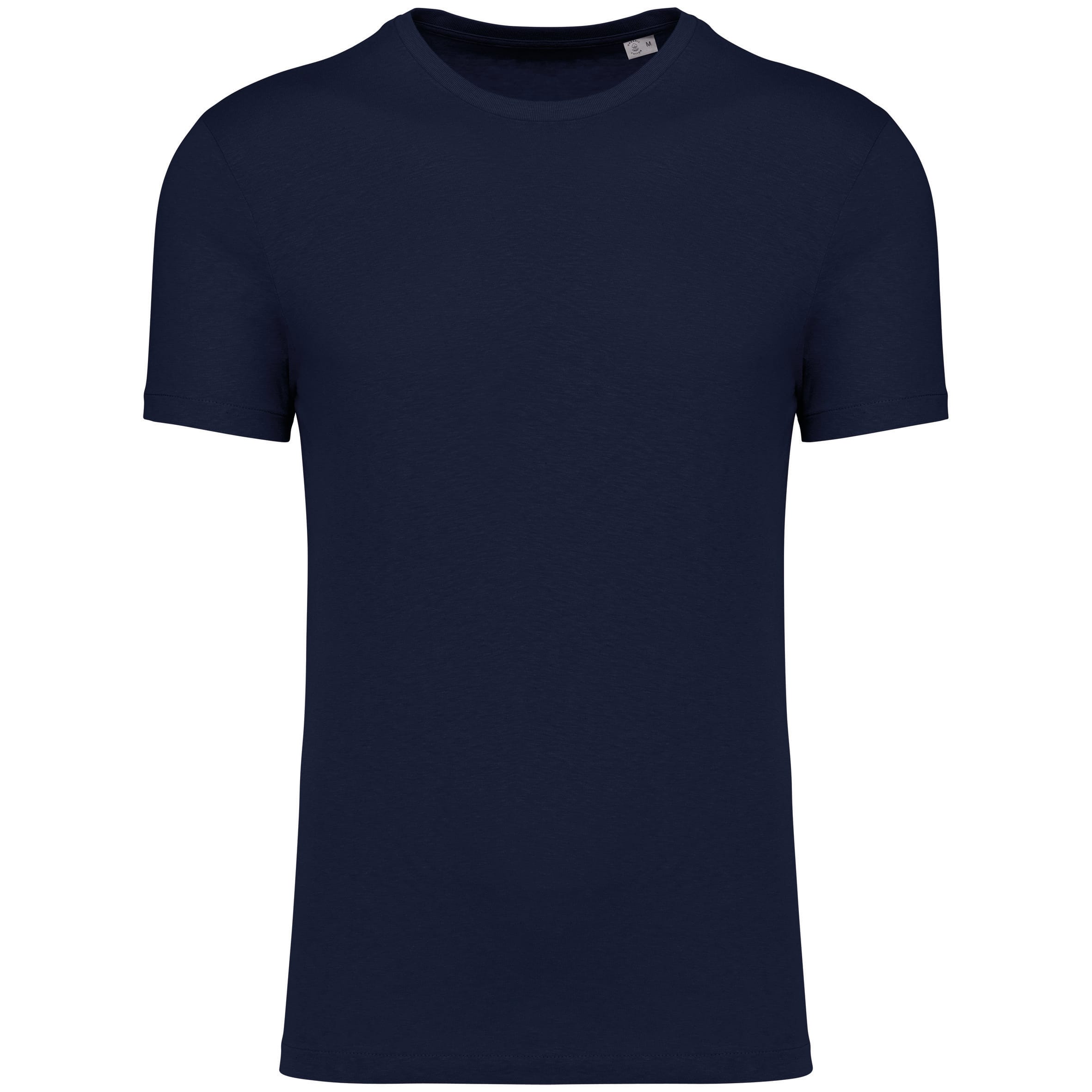 Ecologisch uniseks T-shirt in biokatoen en linnen