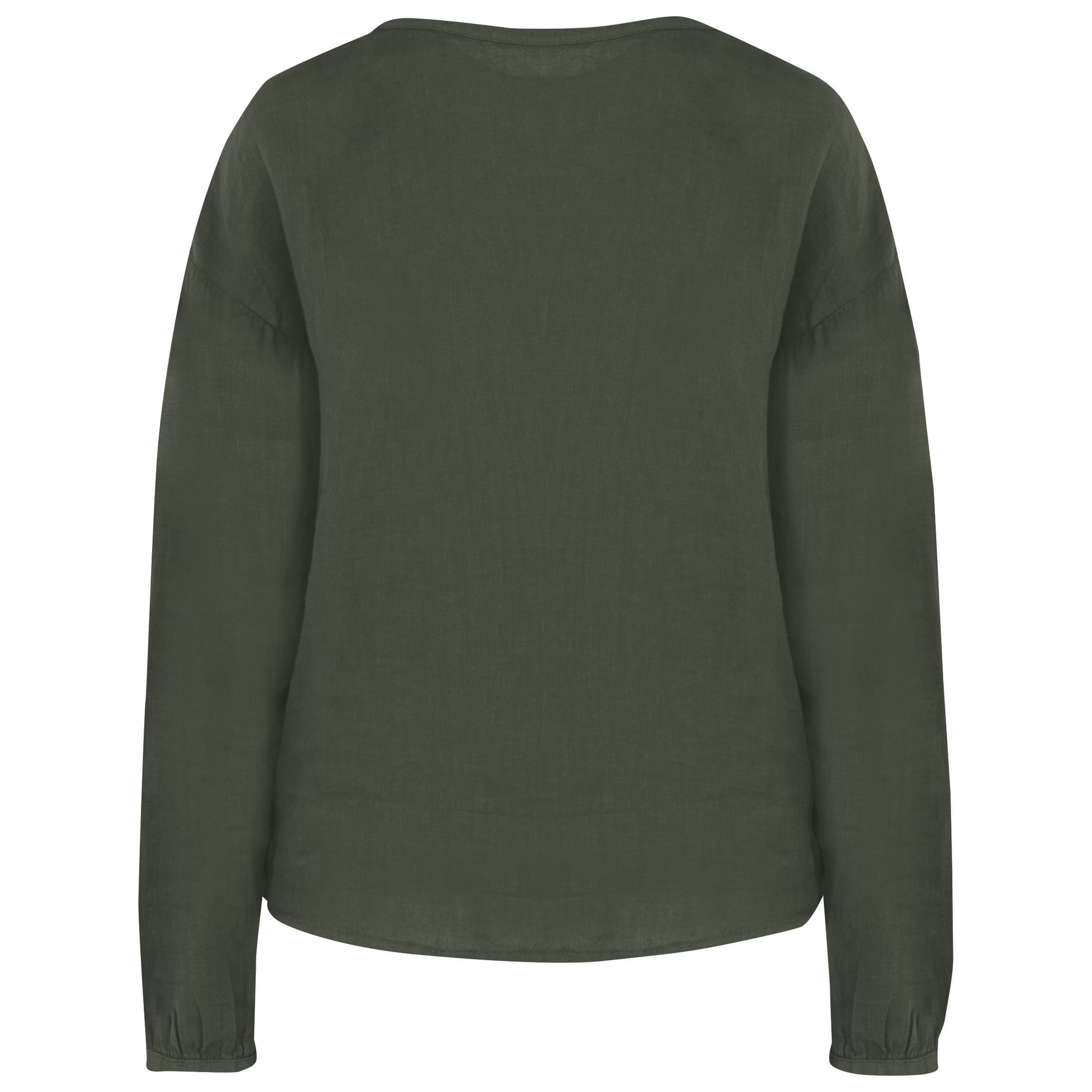 Ecologische linnen damesblouse