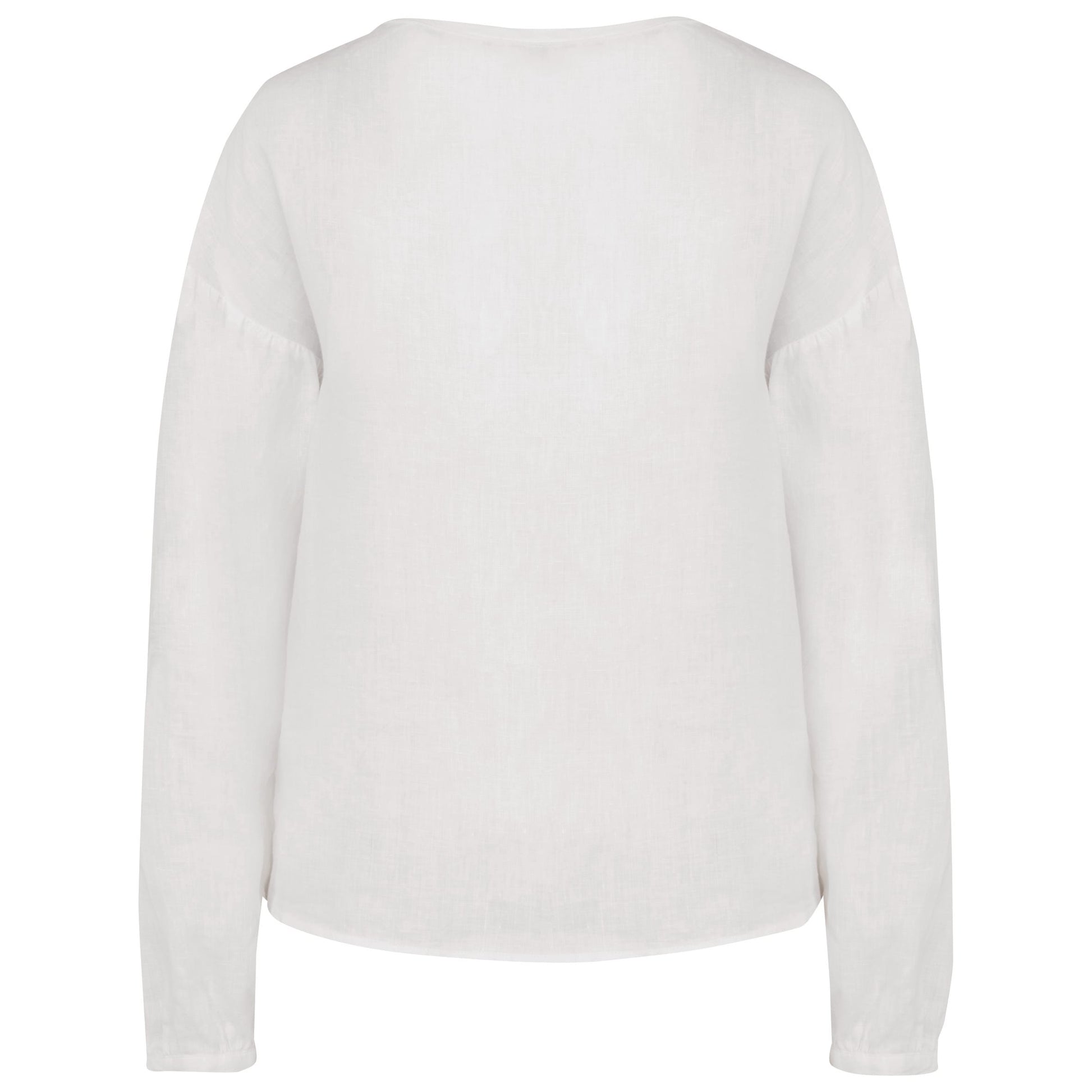 Ecologische linnen damesblouse