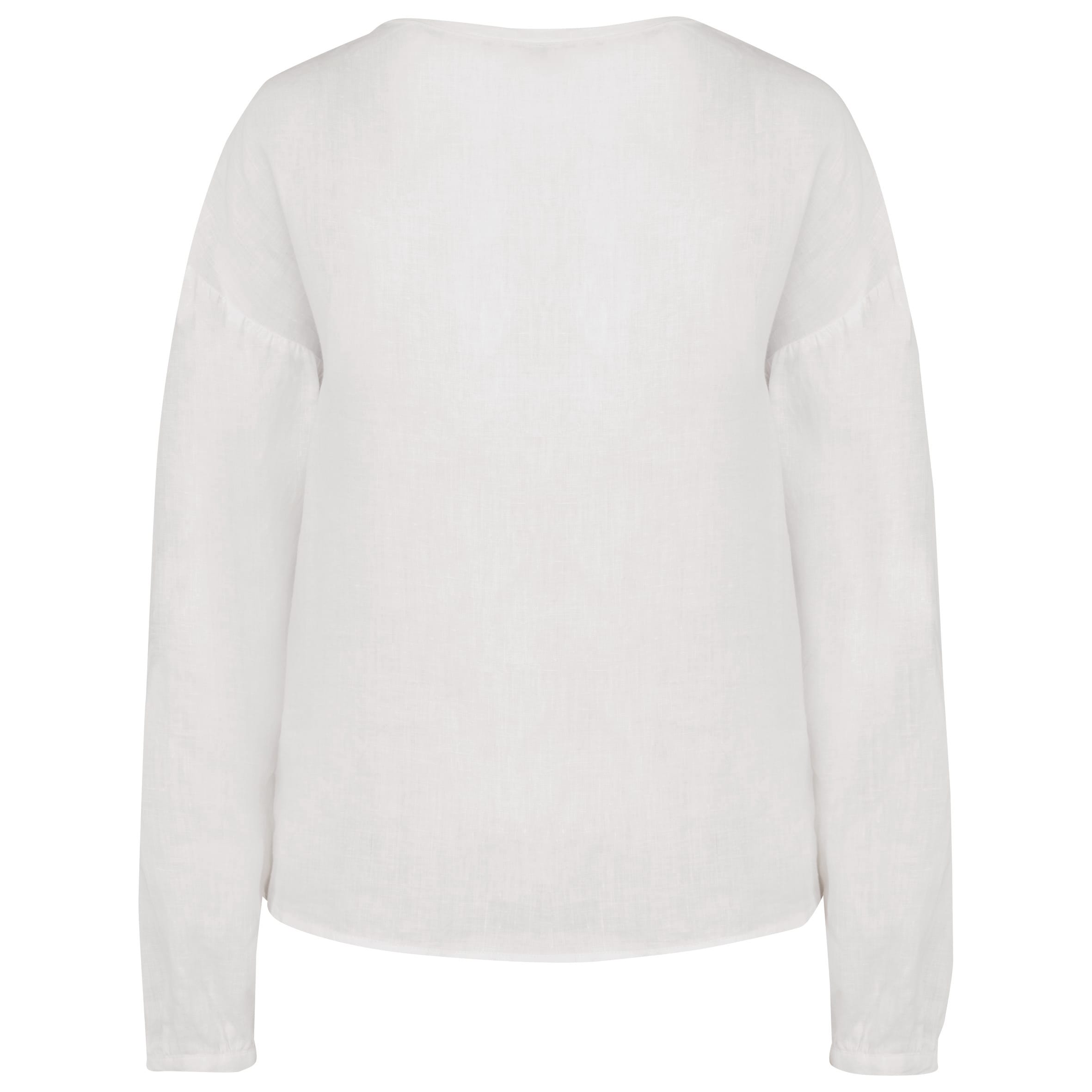 Ecologische linnen damesblouse