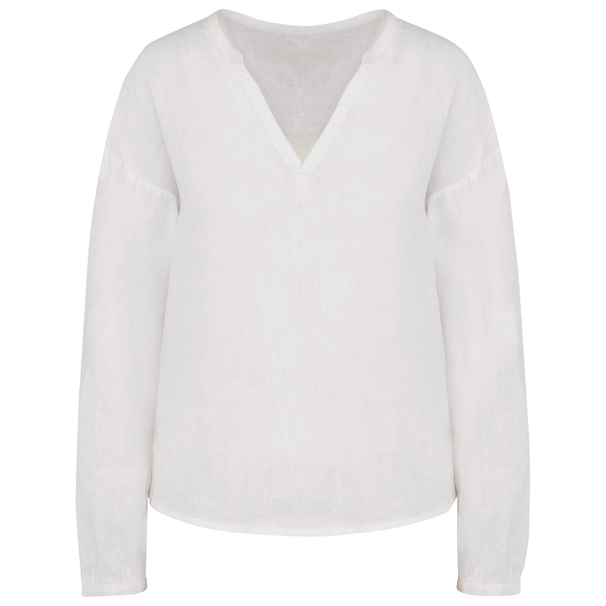Ecologische linnen damesblouse