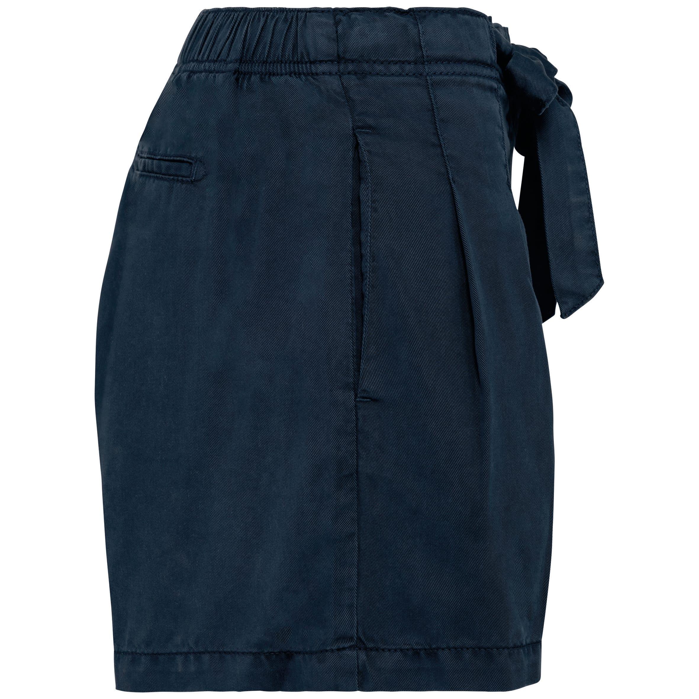 Ecologische verwassen damesshort van lyocell