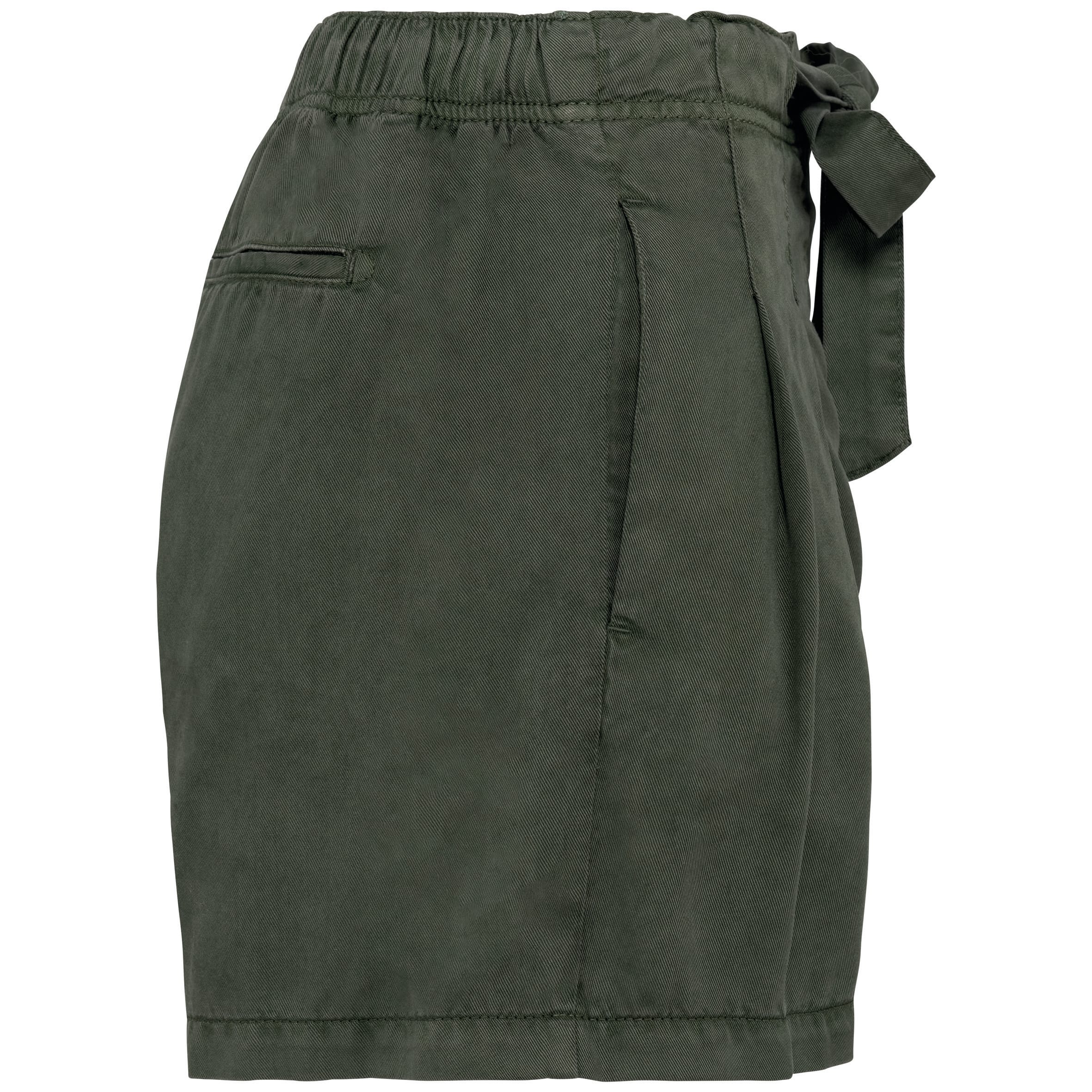 Ecologische verwassen damesshort van lyocell