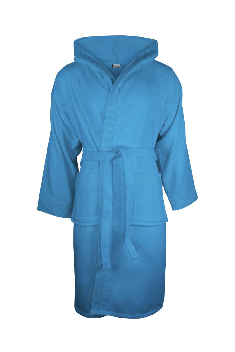 Velour Bathrobe Hooded