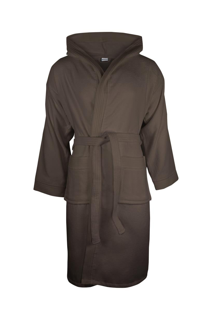 Velour Bathrobe Hooded