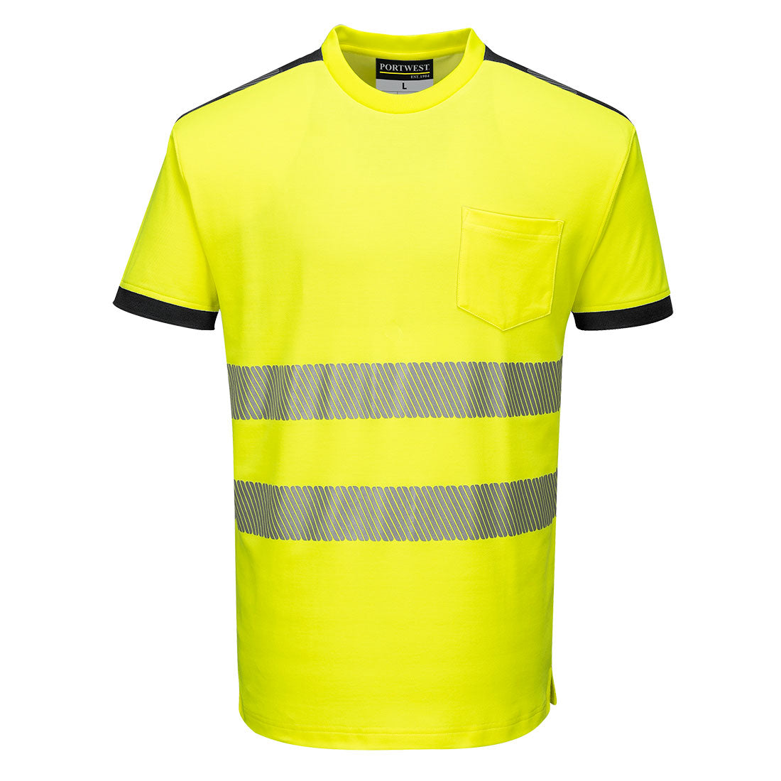 PW3 Hi-Vis Vision T-Shirt Korte Mouw