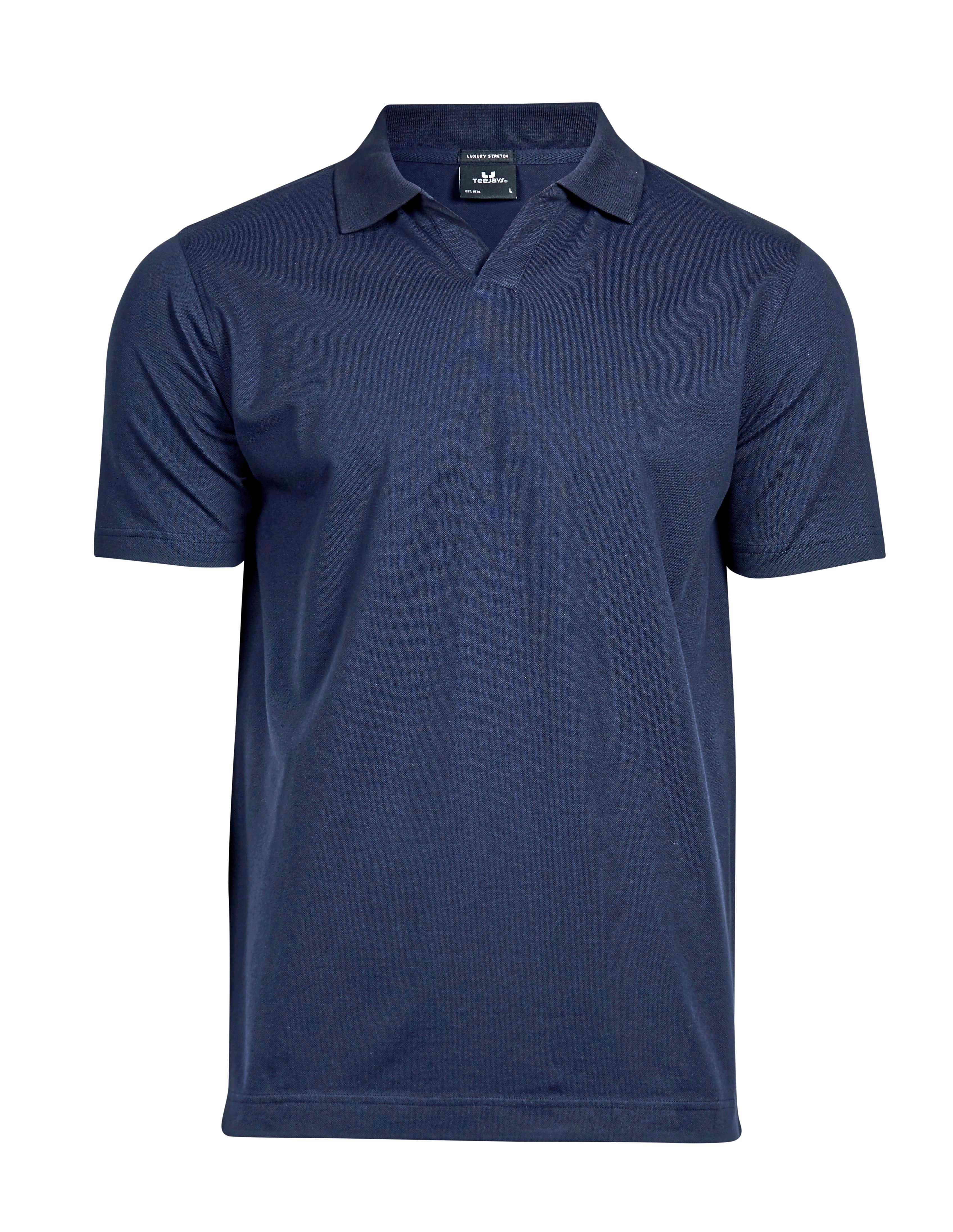 Luxury Stretch V-Neck Polo