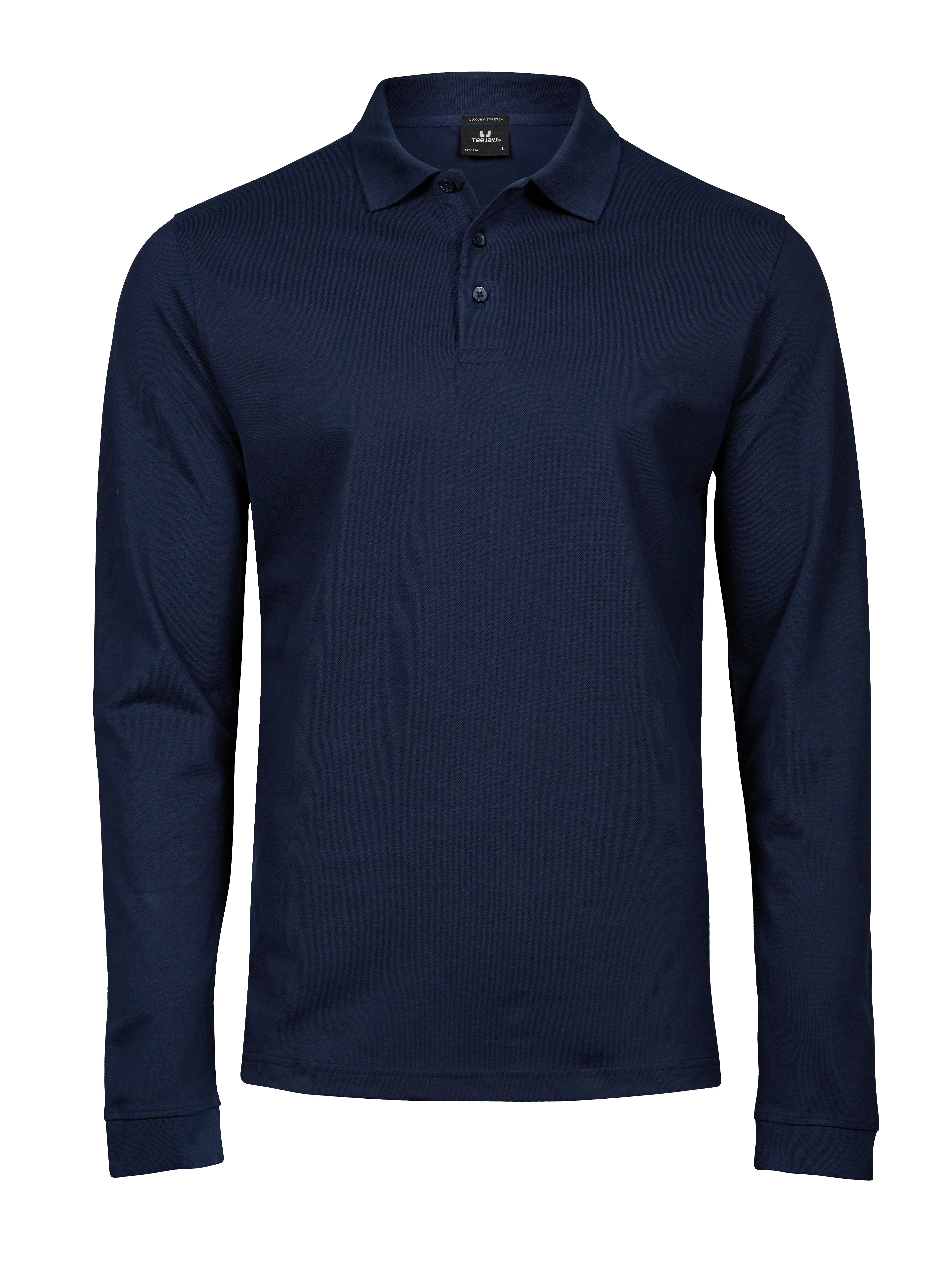 Men´s Luxury Stretch Long Sleeve Polo