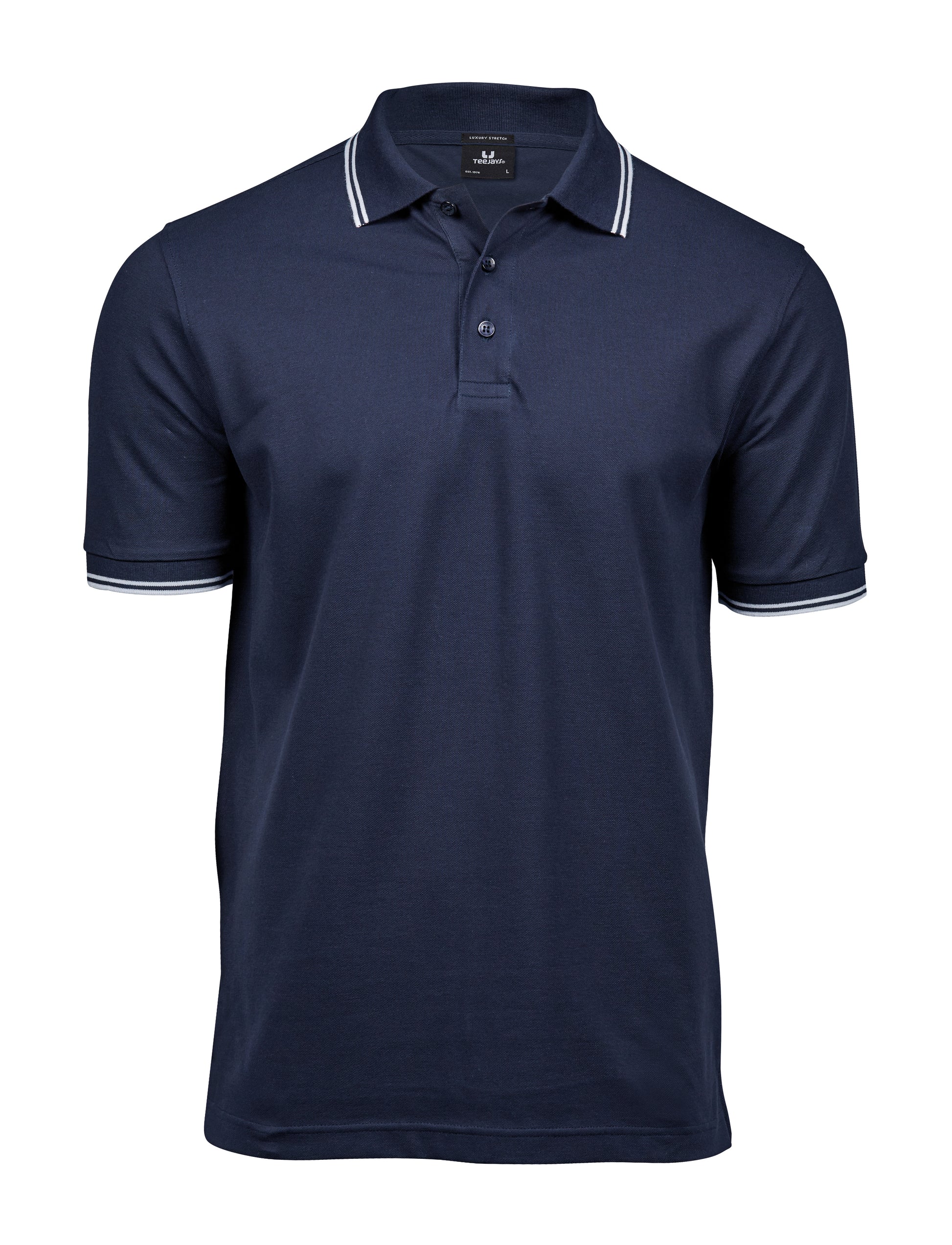 Men´s Luxury Stripe Stretch Polo