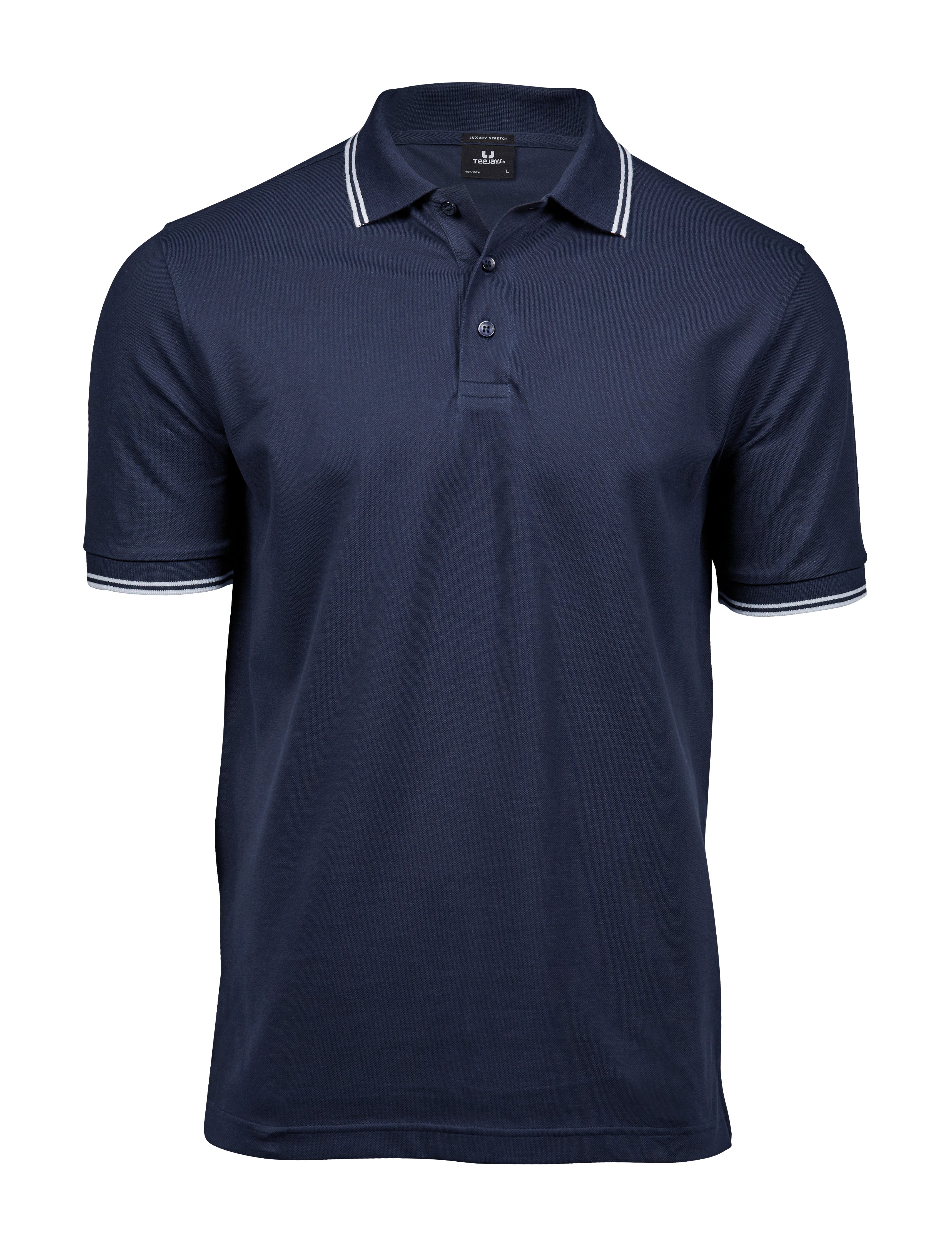 Men´s Luxury Stripe Stretch Polo