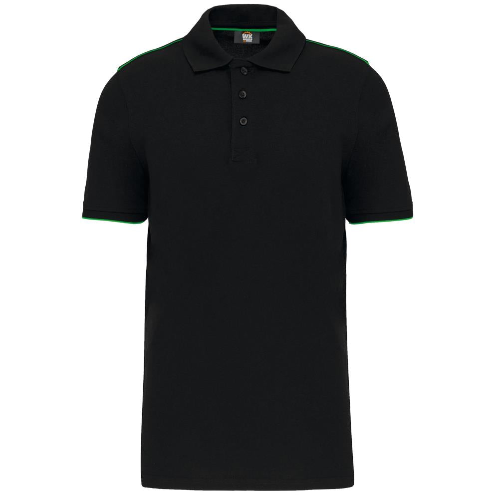 Contrasterende polo DayToDay korte mouwen