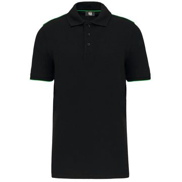Contrasterende polo DayToDay korte mouwen