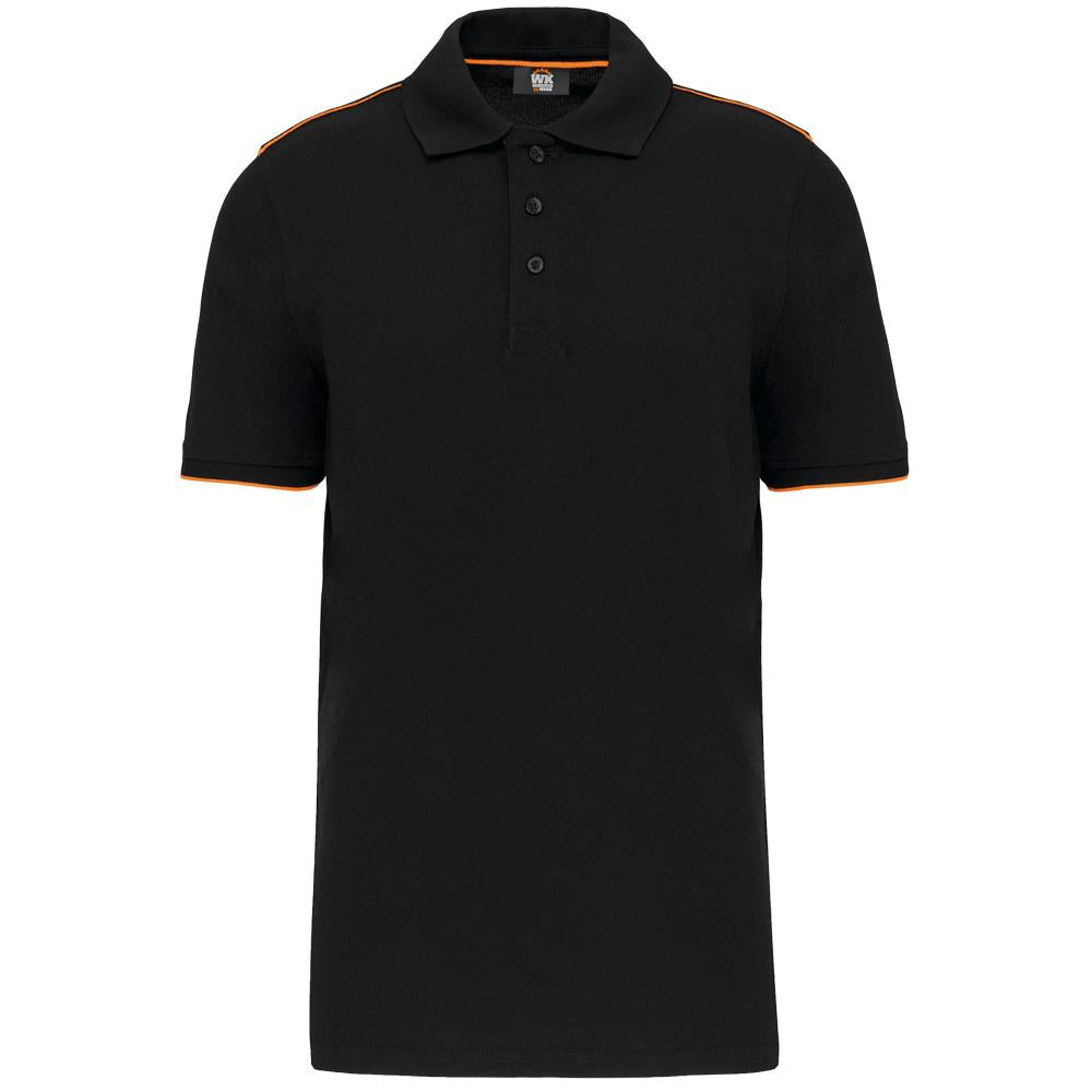 Contrasterende polo DayToDay korte mouwen
