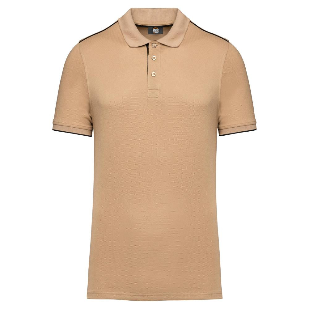 Contrasterende polo DayToDay korte mouwen