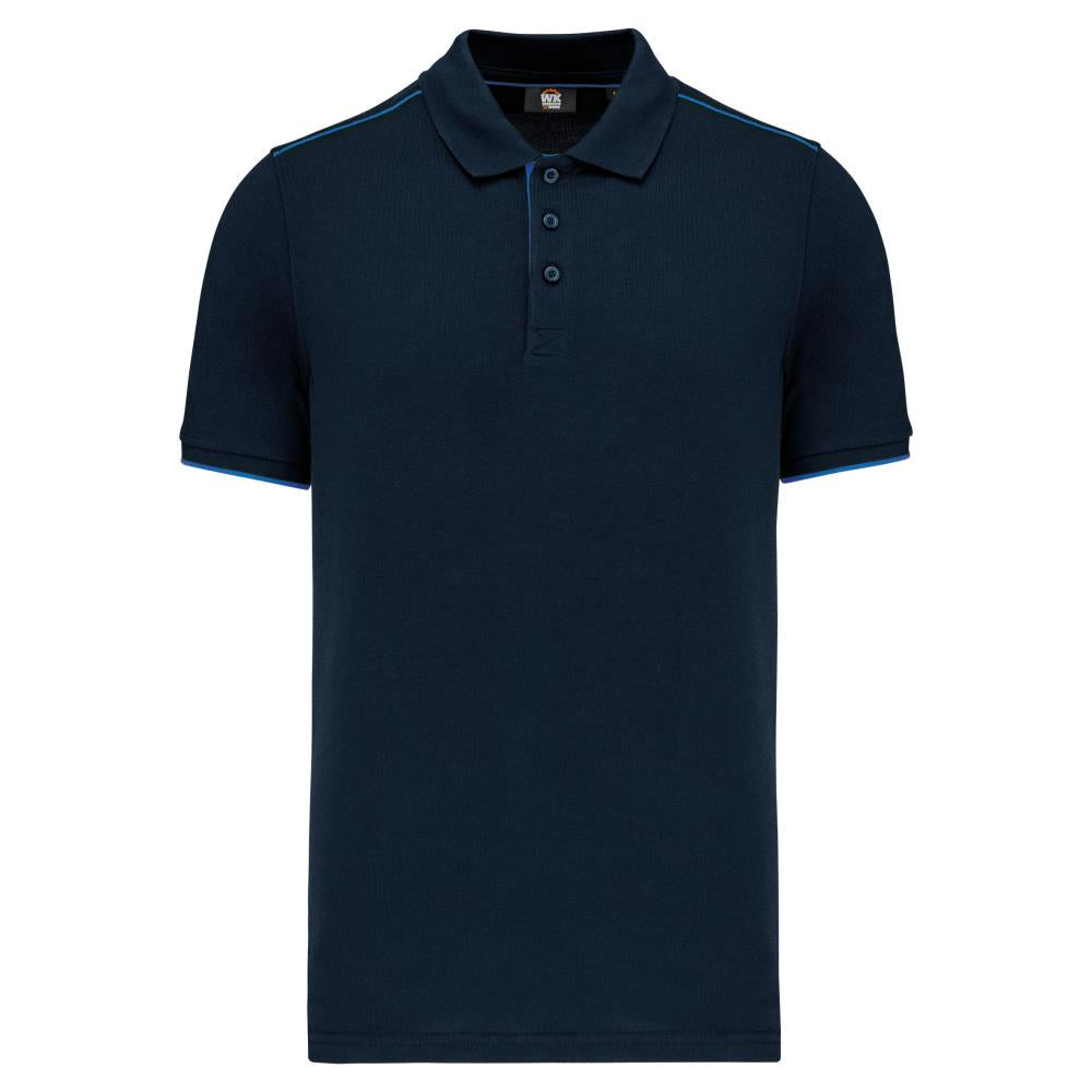Contrasterende polo DayToDay korte mouwen