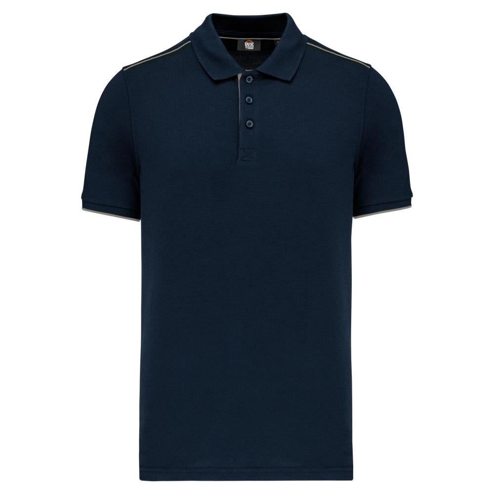 Contrasterende polo DayToDay korte mouwen