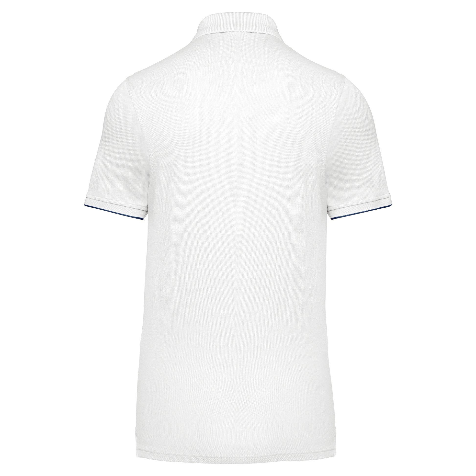 Contrasterende polo DayToDay korte mouwen